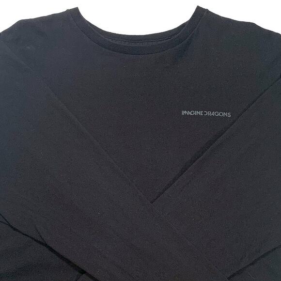 Imagine Dragons EVOLVE World Tour Concert T-Shirt Long-Sleeve Black MEDIUM - Picture 4 of 5